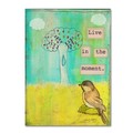 Trademark Fine Art Tammy Kushnir 'Live In The Moment' Canvas Art, 18x24 ALI11091-C1824GG